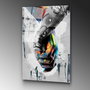 Wallity UV-799 Cuadro Decorativo de Vidrio Templado Multicolor 70 x 100 cm